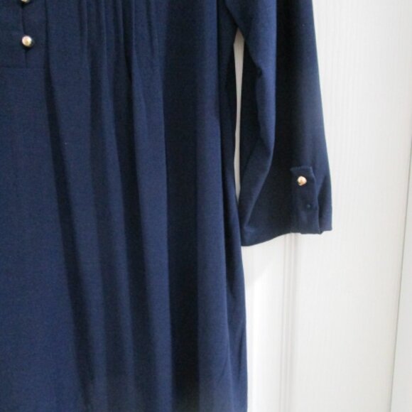 PerSeption Concepts Navy Blue  3/4 Sleeves Size XL - Picture 2 of 5